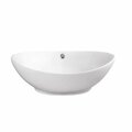 Sfc Center White Artistic Porcelain Vessel Bathroom Sink, 22.875 x 15 x 7.5 in. TP-5915